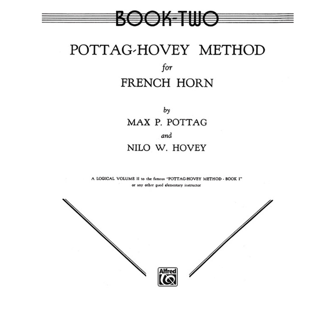 ALFRED 00EL00106 Pottag-Hovey Method for French Horn, Book II