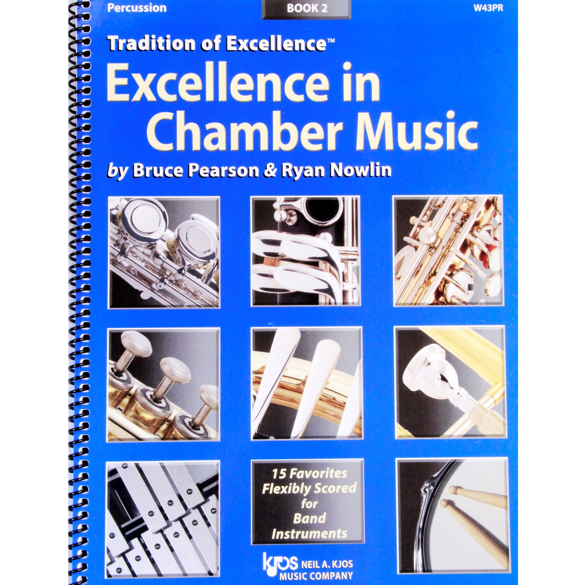 KJOS W43PR TOE Excellence in Chamber Music Book 2 Percussion