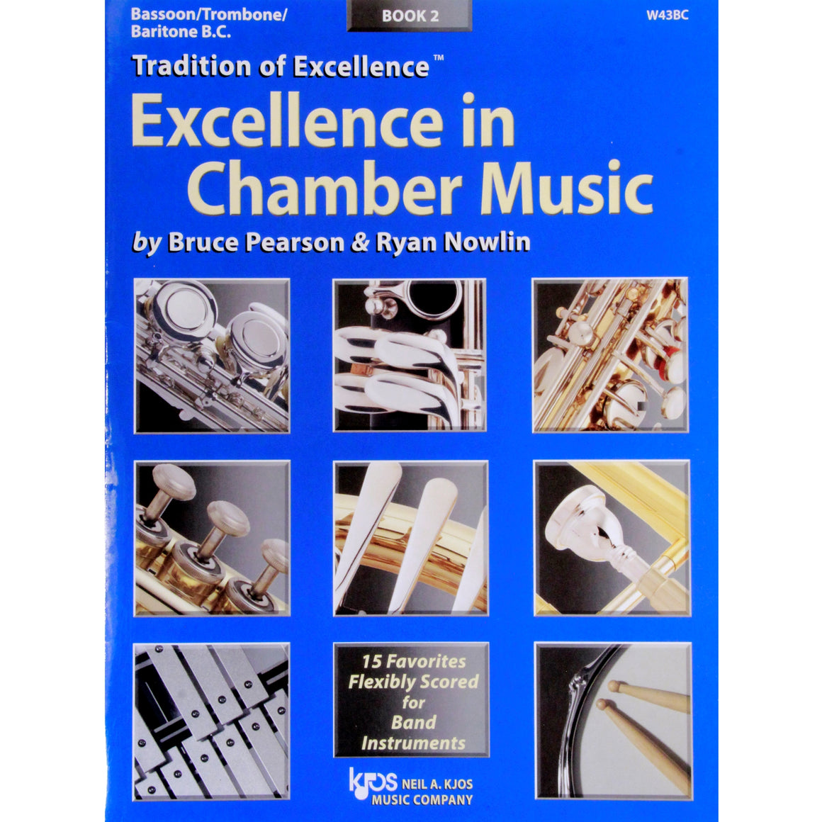 KJOS W43BC TOE Excellence in Chamber Music Book 2 Bassoon/Trombone/Baritone BC