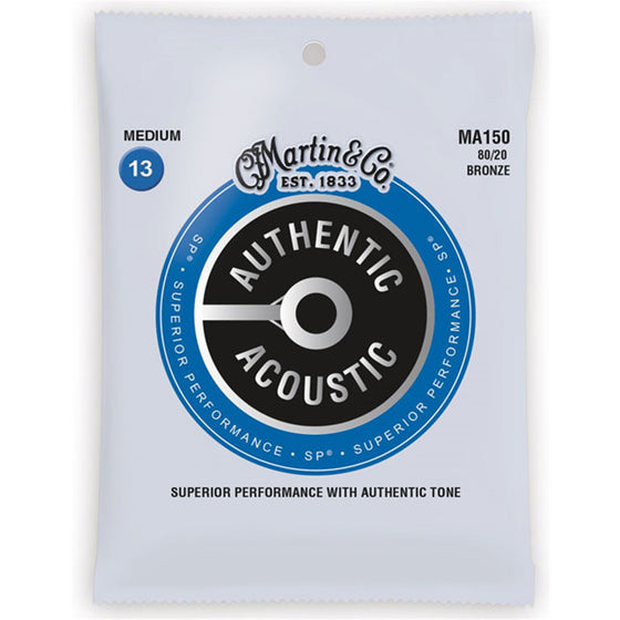 MARTIN MA150 80/20 Bronze Medium Acoustic Guitar Strings