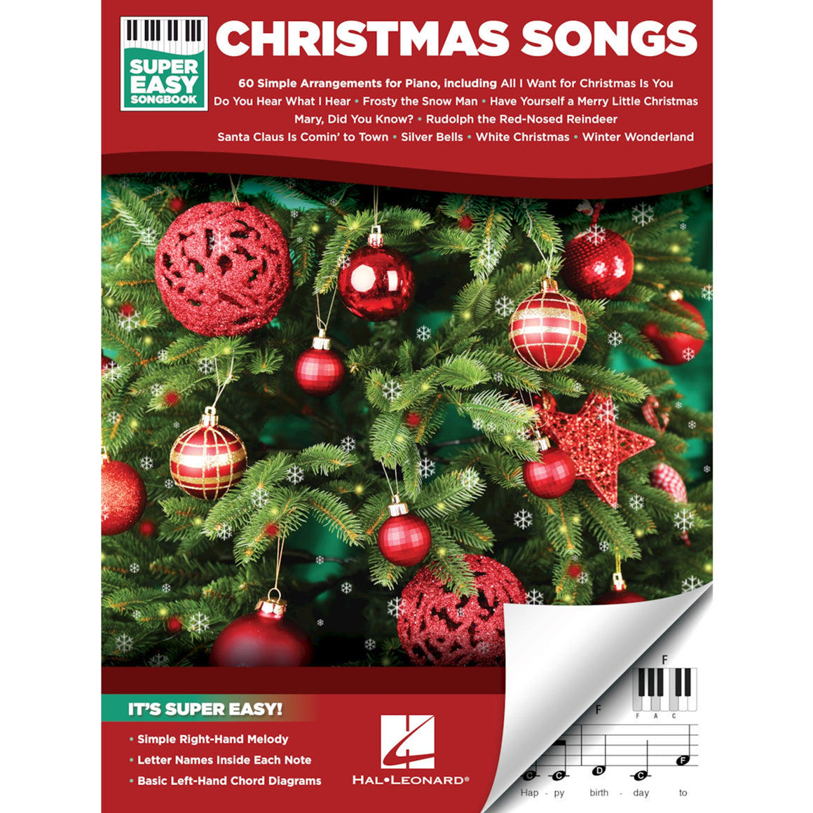 HAL LEONARD 00236850 Christmas Songs – Super Easy Songbook