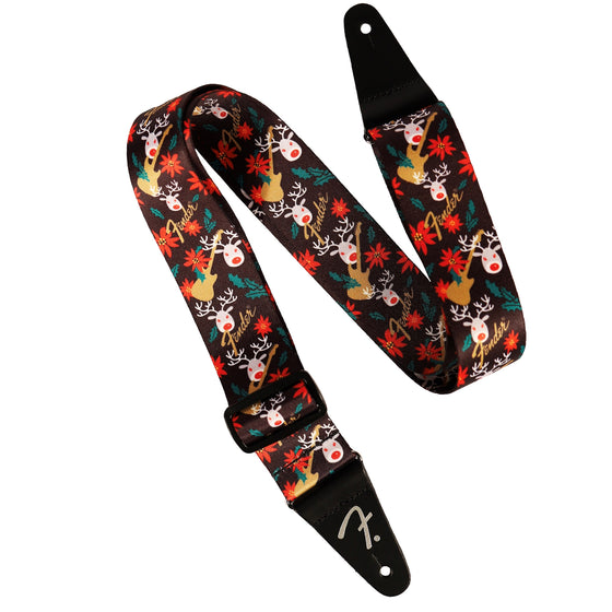 FENDER #0990662019 Ugly Christmas Sweater Strap, Reindeer