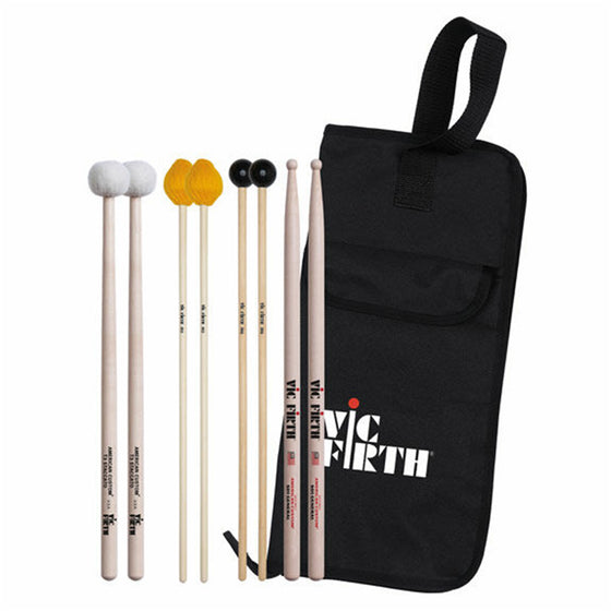 VIC FIRTH EP2A Intermediate Education Pack (includes SD1, M3, M6, T3, BSB)