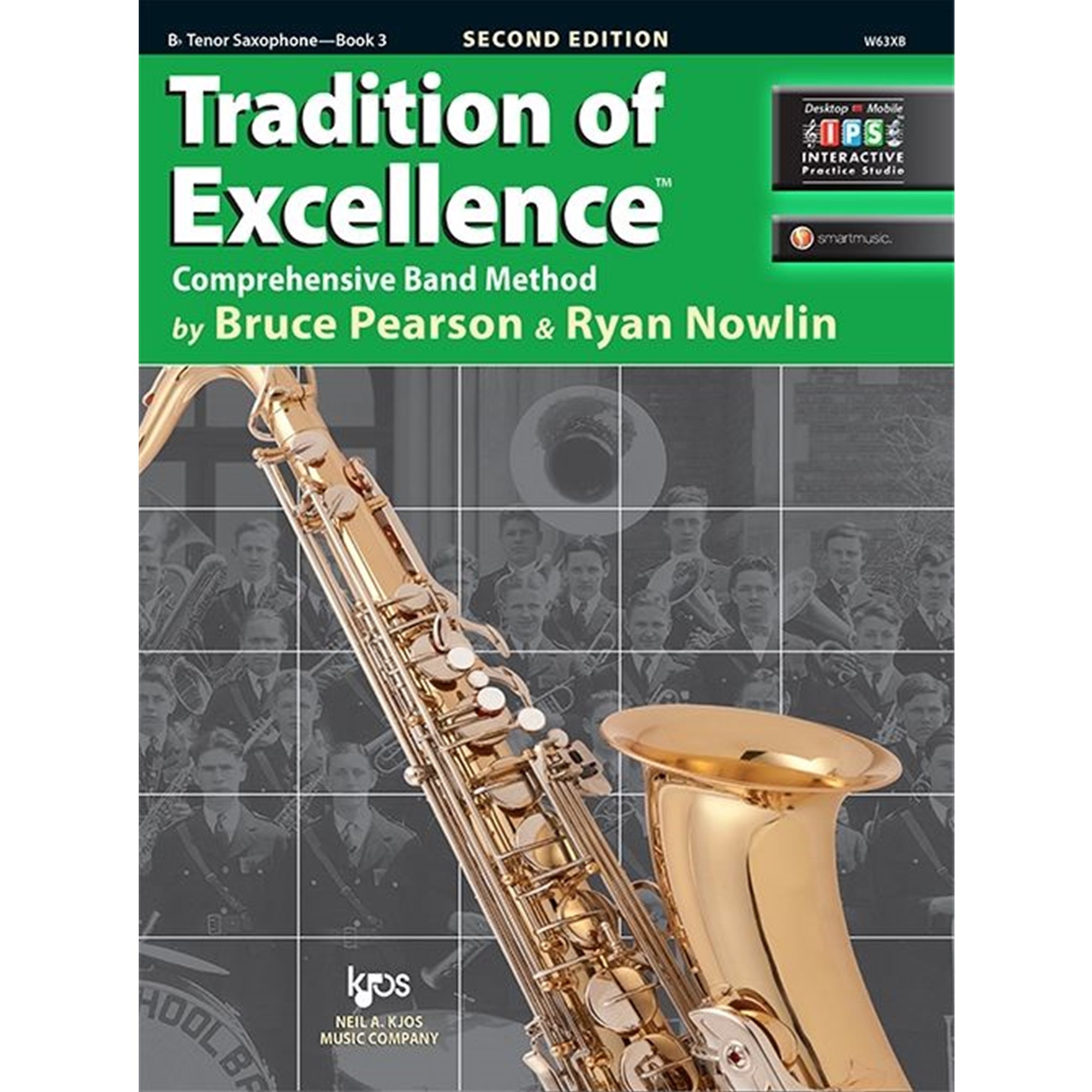 KJOS W63XB Tradition of Excellence Tenor Sax Book 3