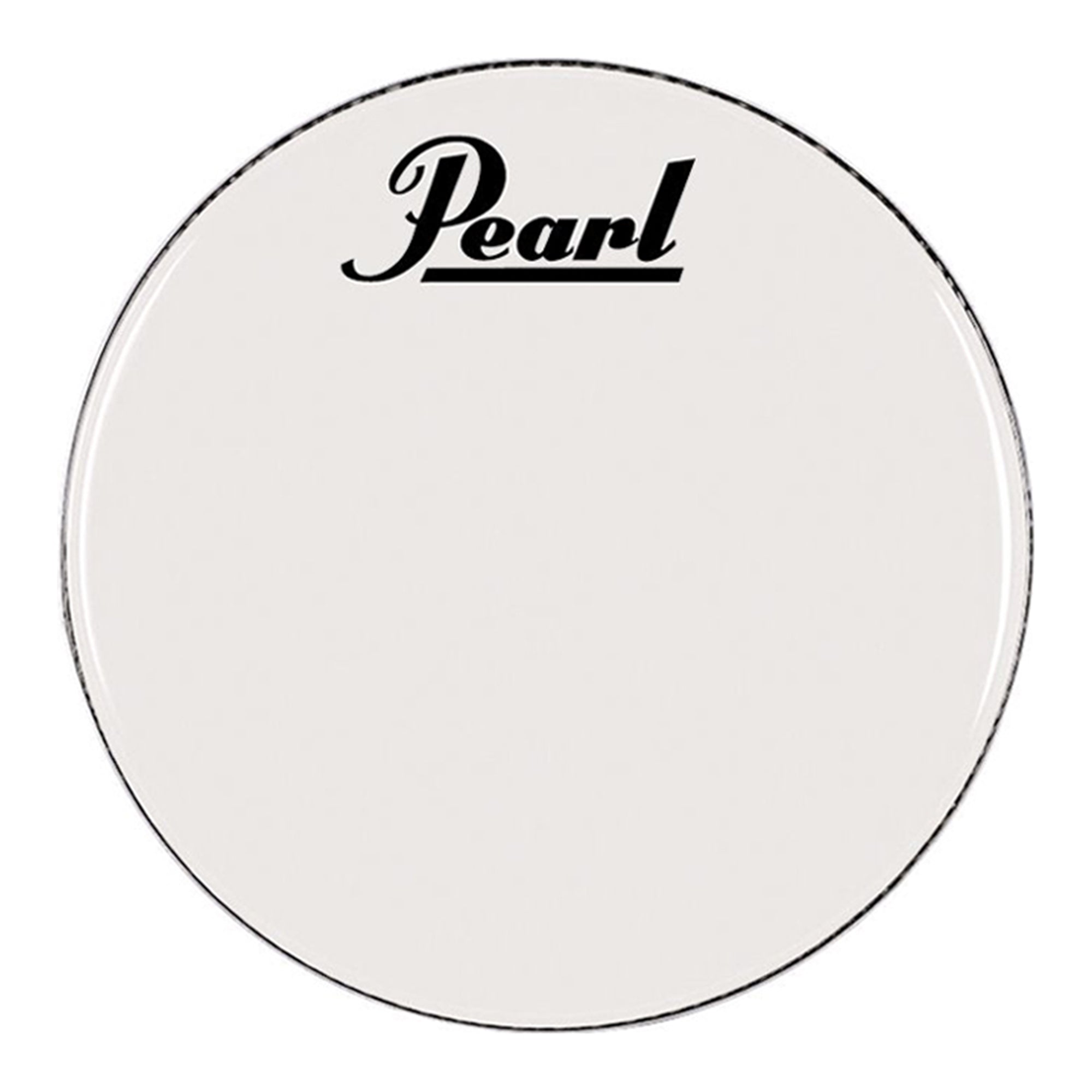 PEARL BR1224PL 24" Marching Bass Drum Head, Smooth White, with Pearl Logo