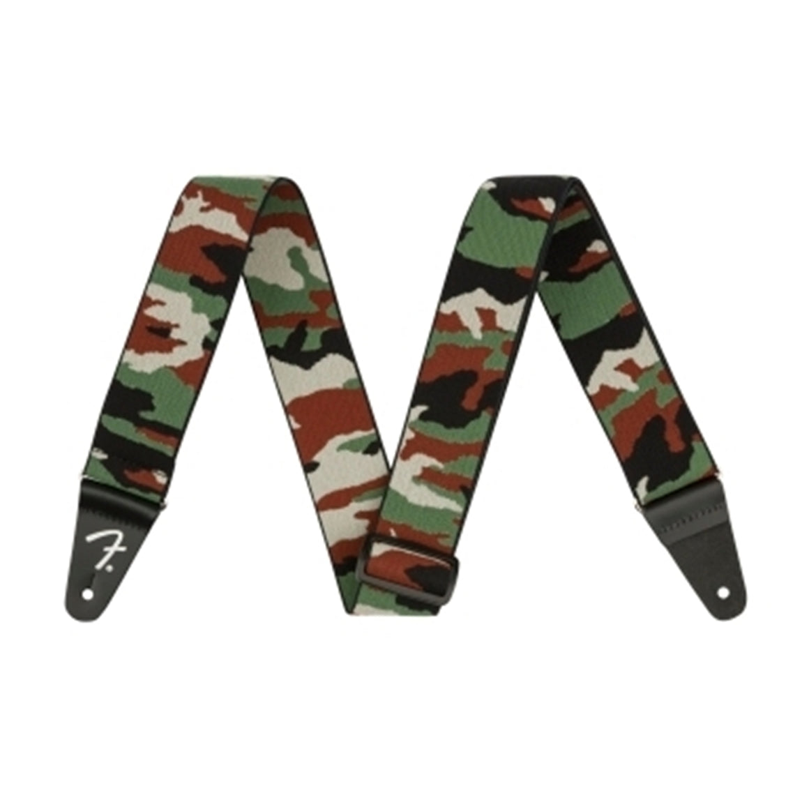 FENDER 990685100 2" WeighLess Camo Strap, Woodland