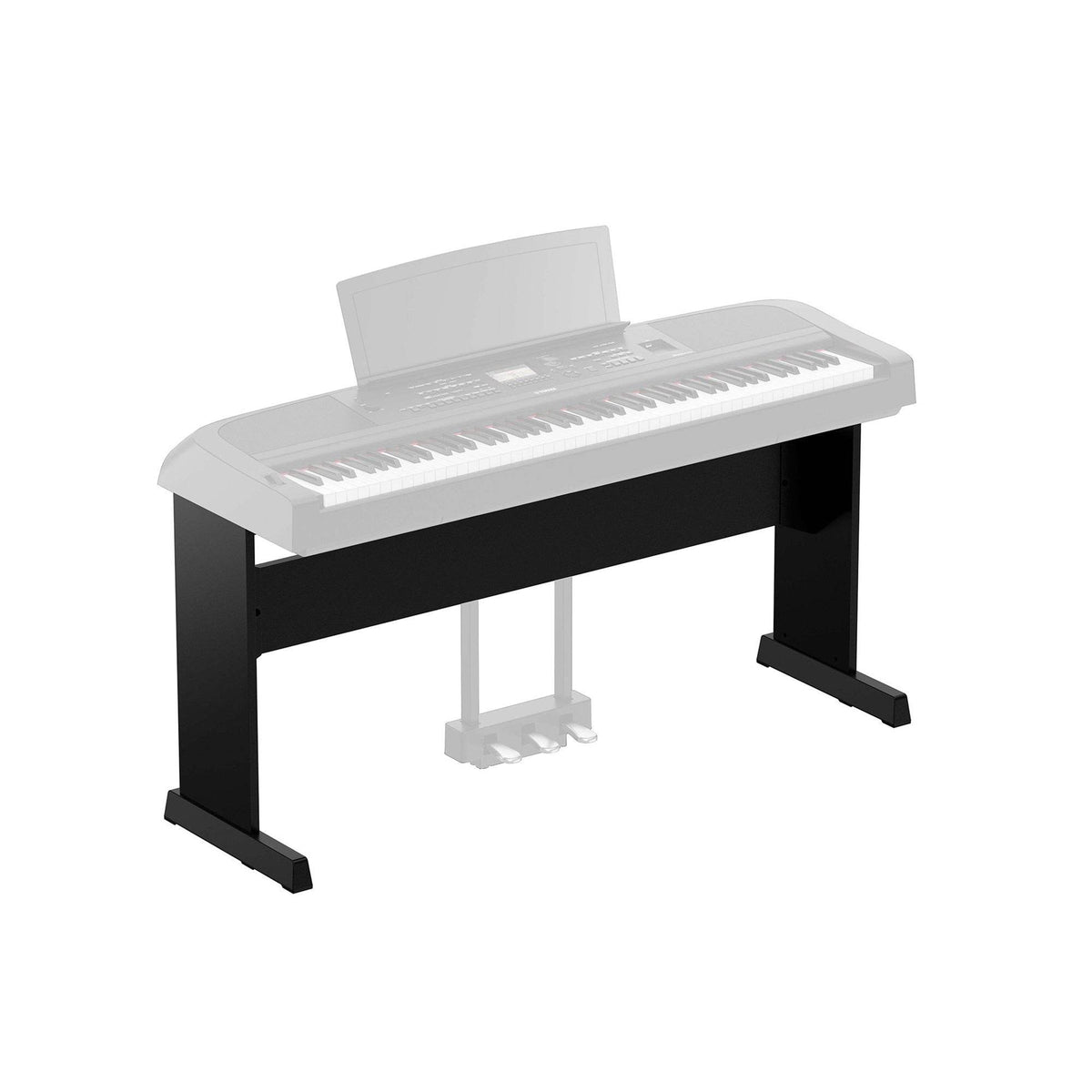 YAMAHA L300B Black, Wooden Stand for DGX670 - Ray's Midbell Music