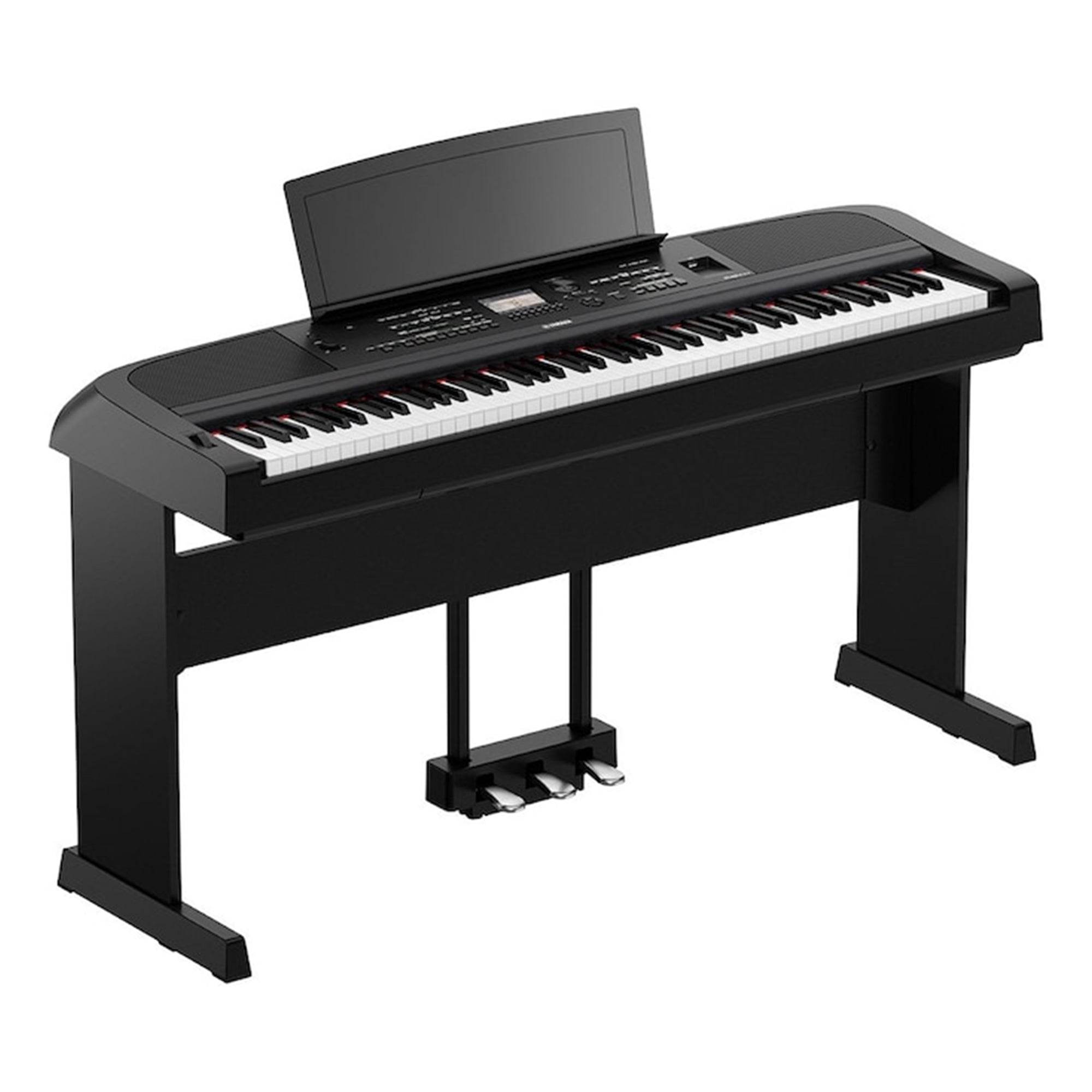 YAMAHA DGX670B 88-Key, Black Portable Grand, Includes PA150