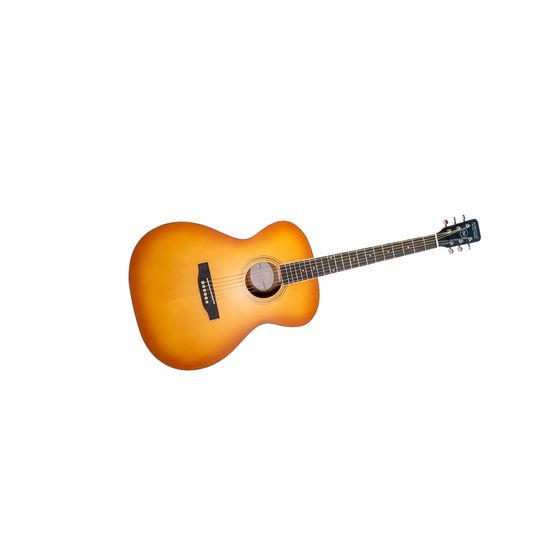 NGW OM10EB OM Acoustic Guitar (Edgeburst) w/ Bag & Strap