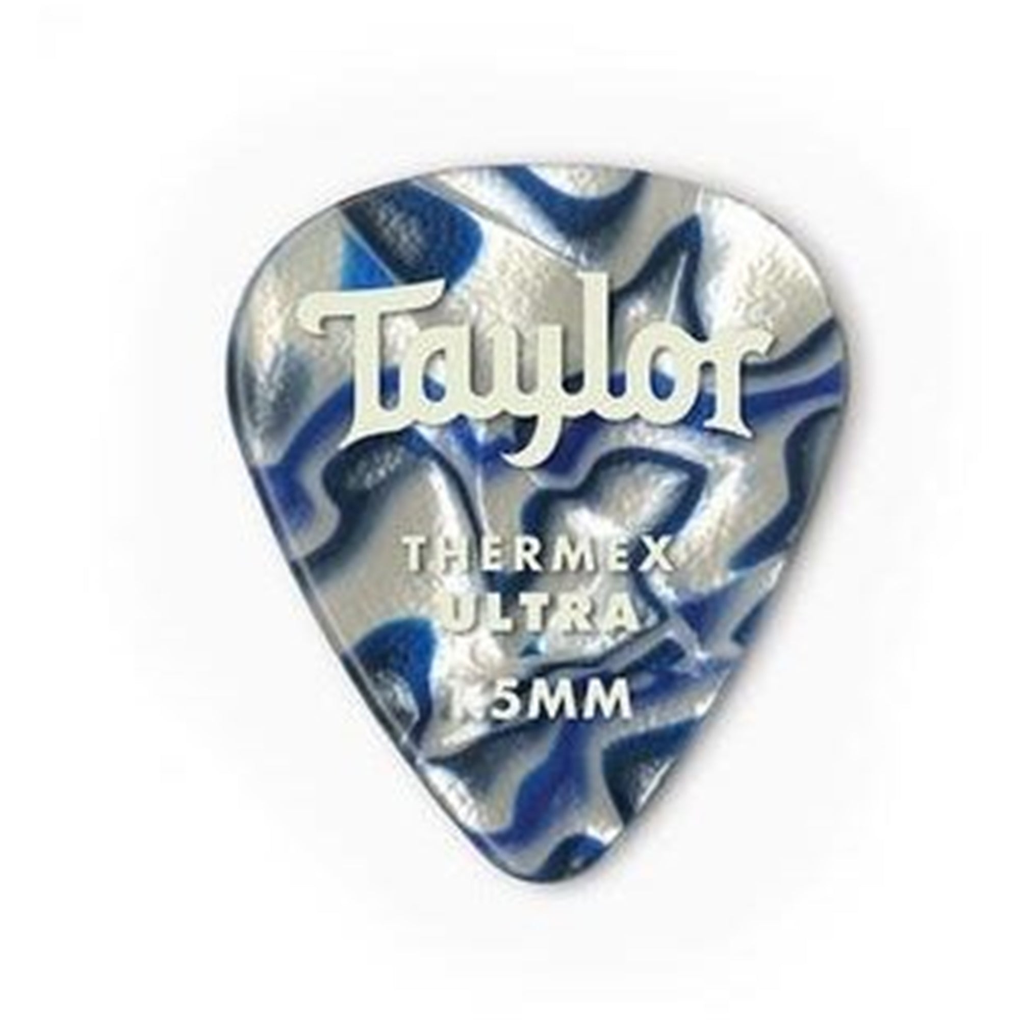 Taylor 80728 Premium Darktone 351 Thermex Ultra Picks, Blue Swirl, 1.5mm, 6-Pack