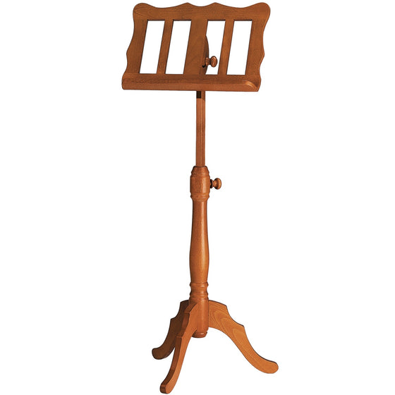 K & M 11707 Wooden Music Stand (Cherrywood)