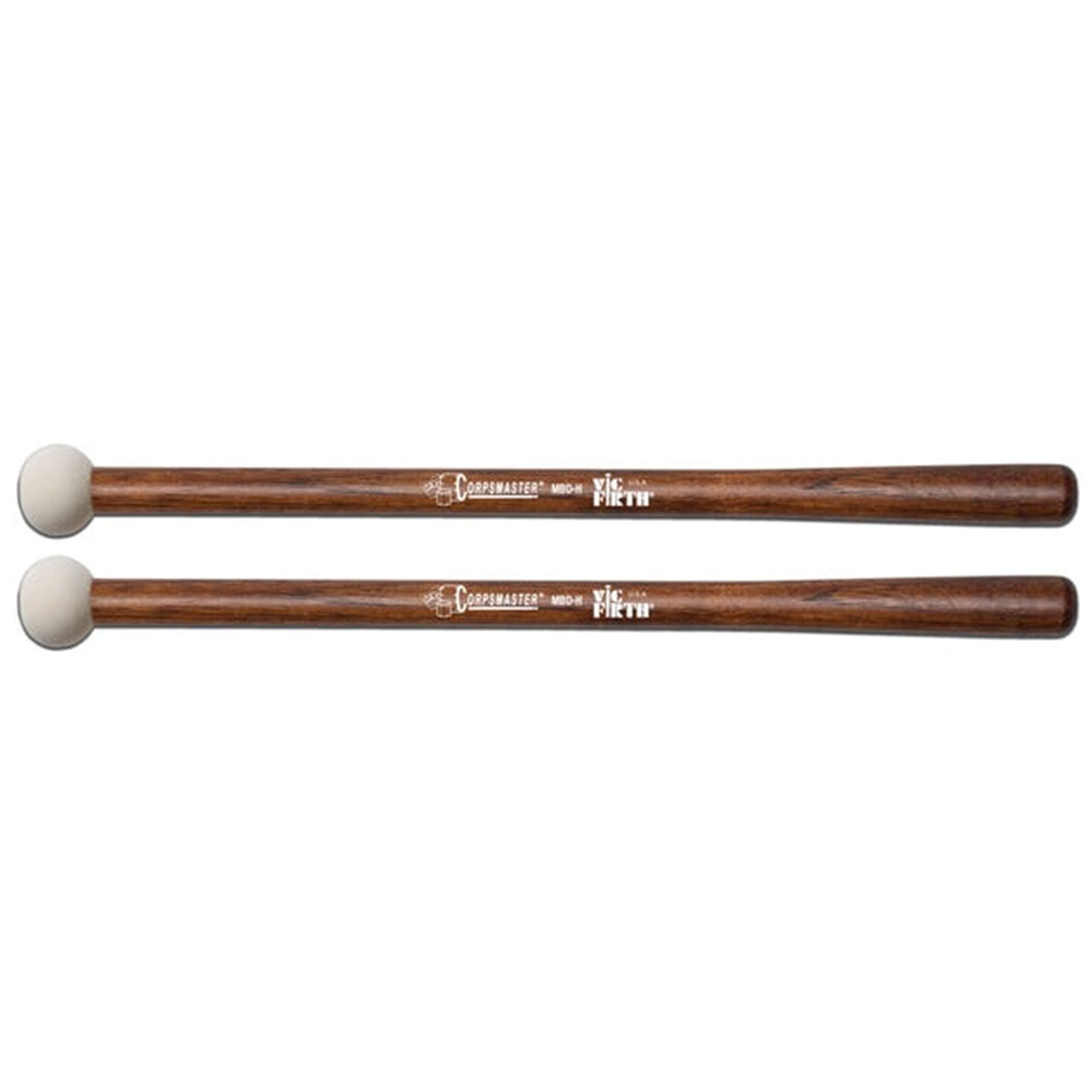 VIC FIRTH VFMB0H Corpmaster Marching Bass Drum Mallets, Extra Small