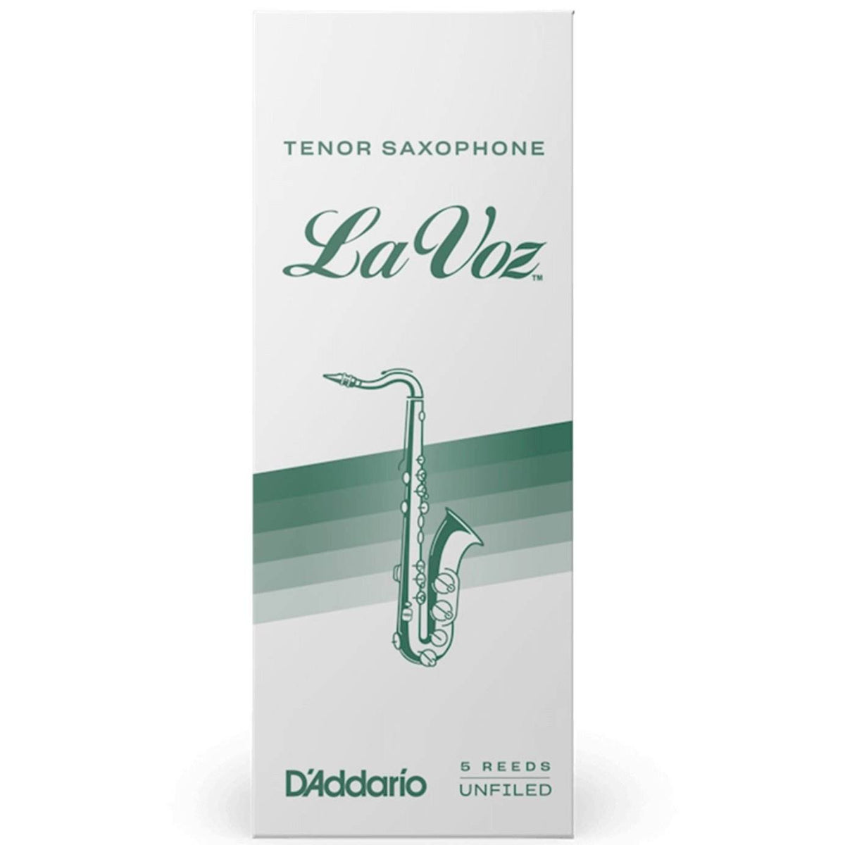 LA VOZ RKC05MH Medium Hard Tenor Sax Reeds, Box of 5 - Ray's Midbell Music