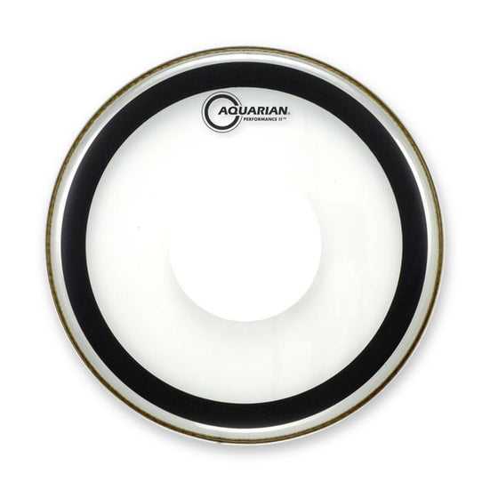 AQUARIAN PFPD14 14" Performance II Clear Drumhead w/ Power Dot