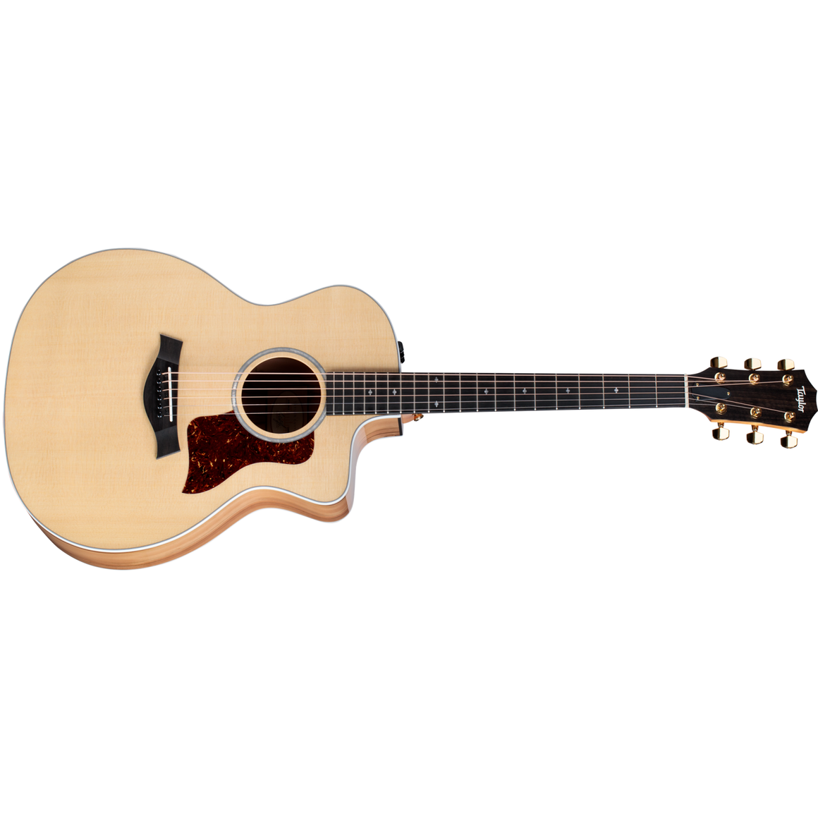 Taylor 214CEQSDLXLD 200 Series Deluxe Limited Edition Grand Auditorium Cutaway A/E Guitar (Natural)