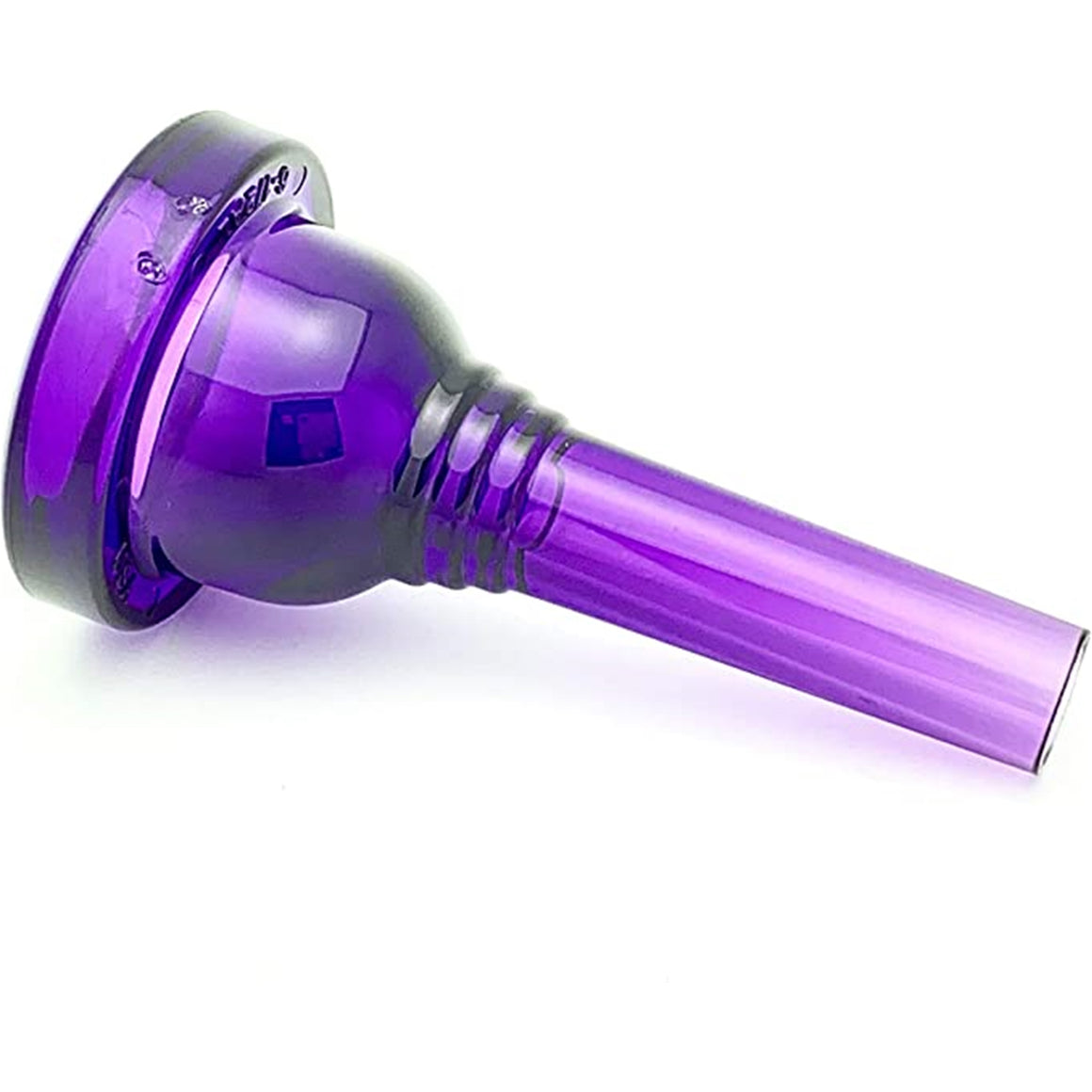 KELLY TB65CP 6.5AL Lexan Trombone Mouthpiece (Crystal Purple)