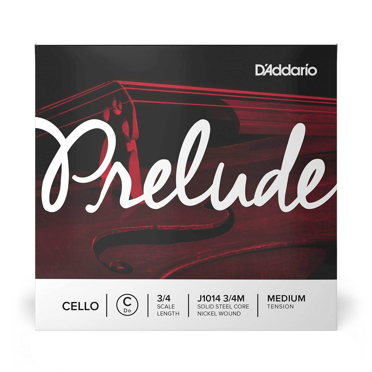 D'ADDARIO J101434M 3/4 Prelude Cello C String, Medium Tension - Ray's Midbell Music