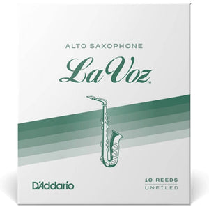 LA VOZ RJC10SF Soft Alto Sax Reeds, Box of 10 - Ray's Midbell Music
