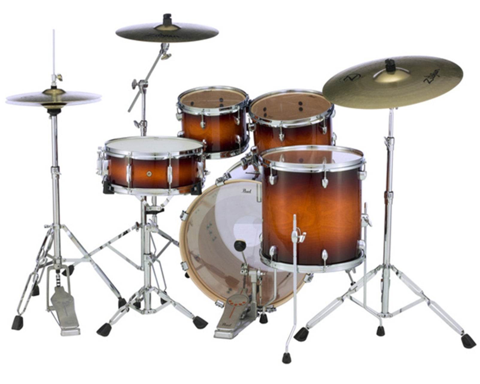 PEARL EXL725SC222 EXL Export 5 Piece Drum Set w/ Hardware (Gloss