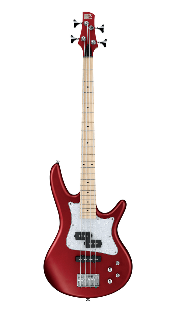 Ibanez SRMD200CAM SR Series Double Cut Four String Bass (Candy Apple)