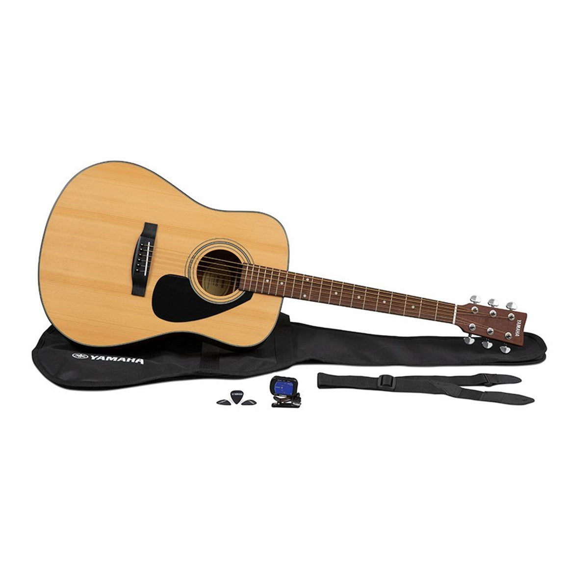 YAMAHA GIGMAKERDLX Gigmaker Dreadnought Acoustic Guitar Starter Pack (Natural)